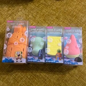 wet n wild x spongebob makeup sponges and sponge case
